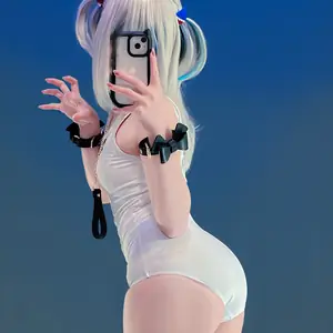 Ayame Base cosplay Gawr Gura Swimsuit - Hololive (31)